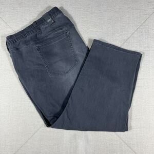 Torrid 4 Crop Pull On Boyfriend Straight Leg Pants NWT Grey